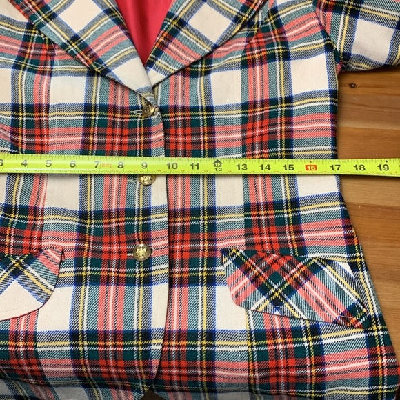 St.Moritz Almor of Canada Vintage Plaid Blazer, Wool, Fully Lined - Picture 10 of 13